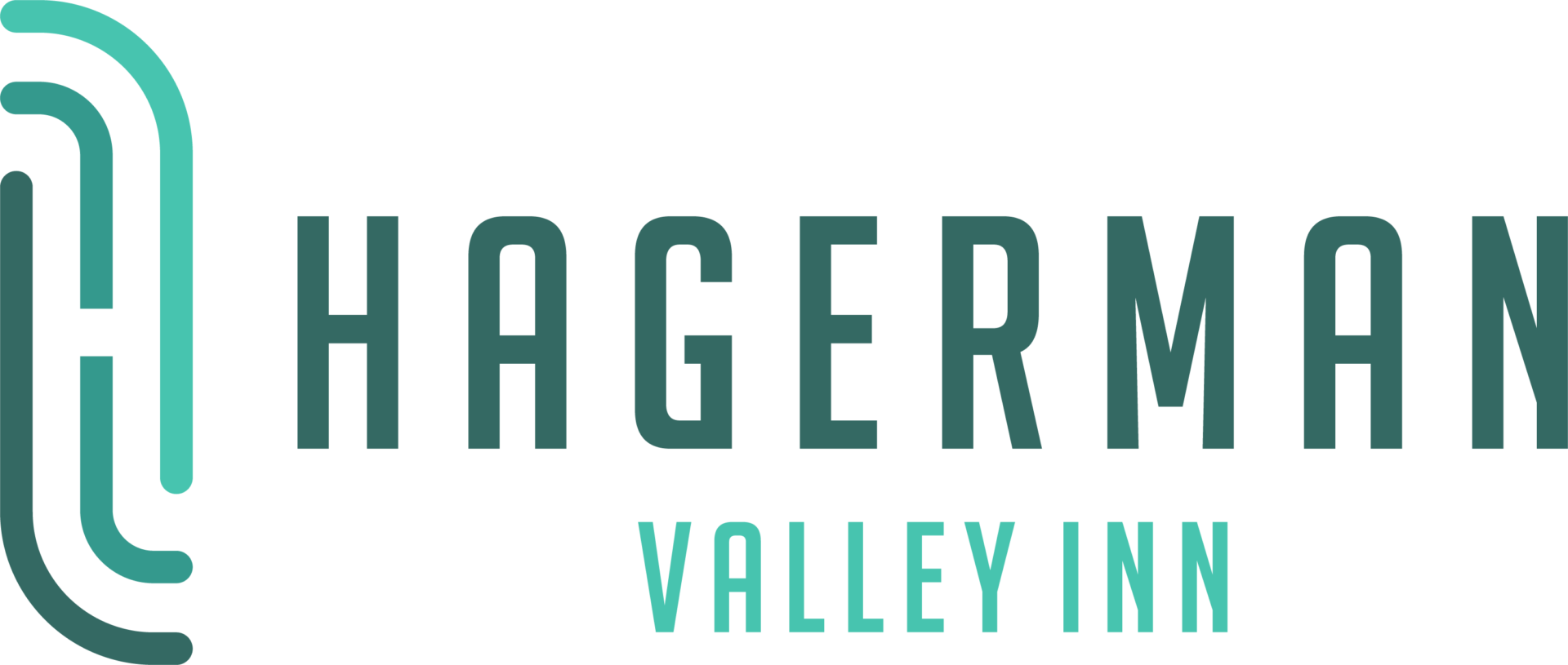 A green background with the words hagerstown valley in blue.